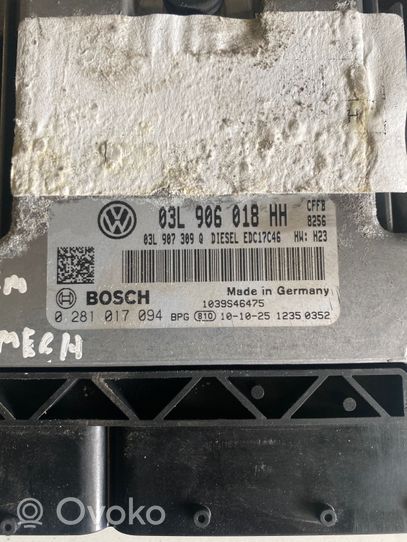 Volkswagen Sharan Sterownik / Moduł ECU 03L906018HH