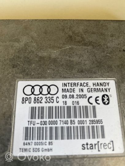 Audi A3 S3 A3 Sportback 8P Moduł / Sterownik Bluetooth 8P0862335C