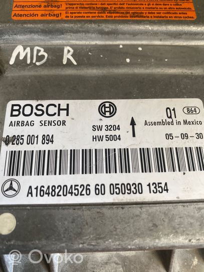 Mercedes-Benz R W251 Oro pagalvių valdymo blokas A1648204526