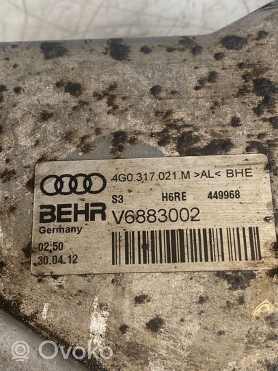 Audi A6 S6 C7 4G Refroidisseur d'huile de boîte de vitesses 4G0317021M