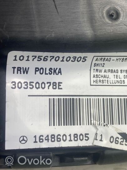 Mercedes-Benz R W251 Poduszka powietrzna Airbag fotela 1648601805