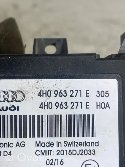 Audi Q7 4M Autonominio šildytuvo (webastos) valdymo blokas 4H0963271E