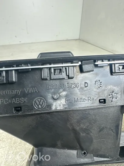 Volkswagen Golf VII Radion/GPS-laitteen pääyksikön kehys 5G2819743F