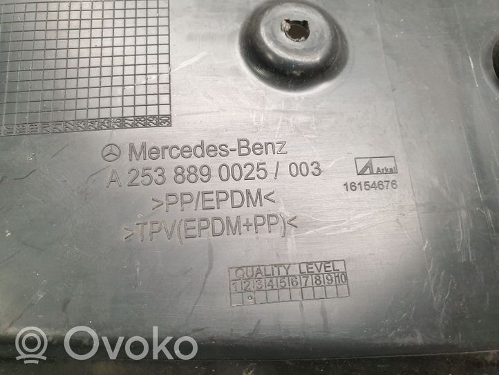 Mercedes-Benz GLC X253 C253 Supporto/guarnizione in poliuretano espanso del parafango A2538890025