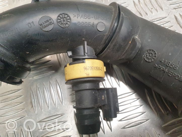 Citroen C3 Sfiato/tubo di sfiato/tubo flessibile 9673593580