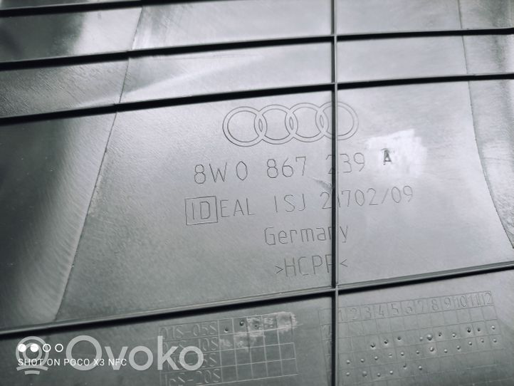 Audi A4 S4 B9 Osłona dolna słupka / B 8W0867239A