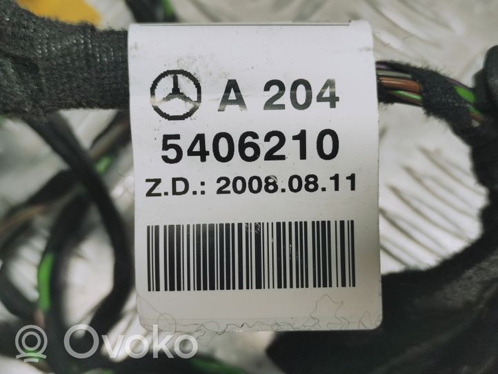 Mercedes-Benz GLK (X204) Wiązka przewodów drzwi przednich A2045406210