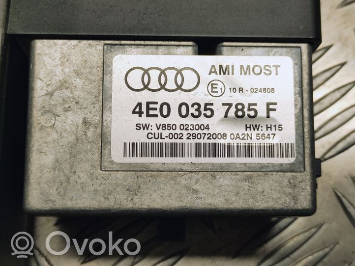 Audi A4 S4 B8 8K MMI valdymo blokas 4E0035785F