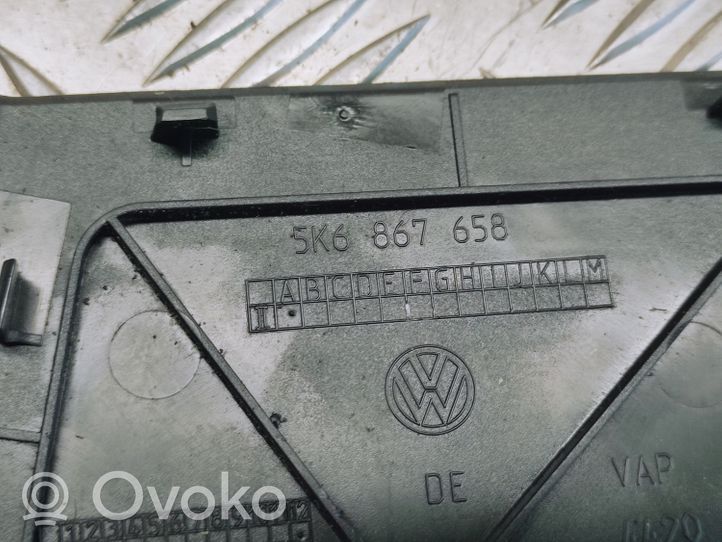 Volkswagen Golf VI Muu vararenkaan verhoilun elementti 5K6867658