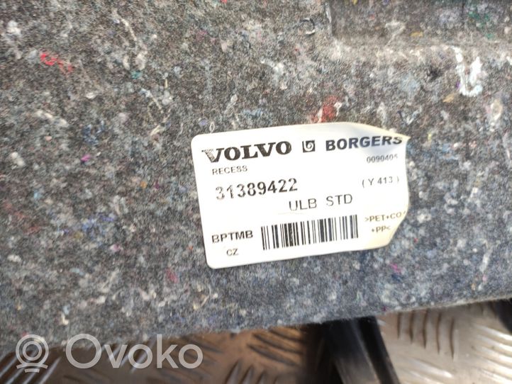 Volvo XC60 Doublure de coffre arrière, tapis de sol 31389422