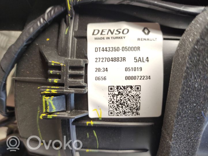Renault Clio V Sisälämmityksen ilmastoinnin korin kokoonpano 272704883R