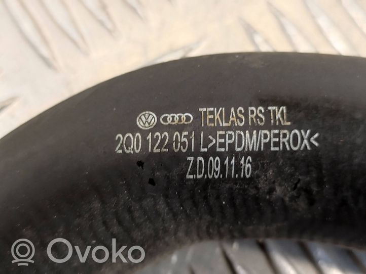 Volkswagen Polo VI AW Tuyau de liquide de refroidissement moteur 2Q0122051L