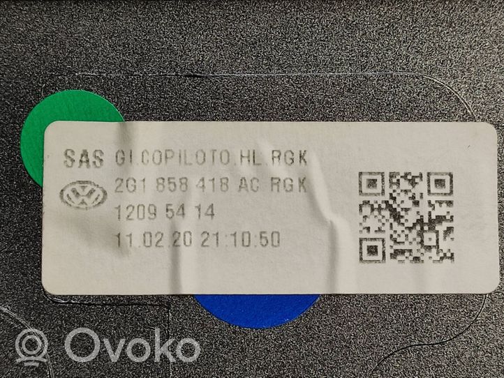 Volkswagen Polo VI AW Ramka deski rozdzielczej 2G1858418AC