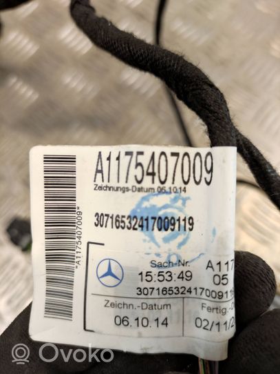 Mercedes-Benz CLA C117 X117 W117 Takaoven johtosarja A1175407009