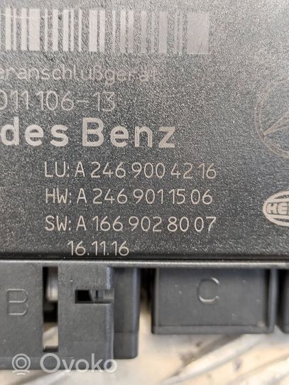 Mercedes-Benz CLA C117 X117 W117 Vetokoukun ohjainlaite/moduuli A2469004216
