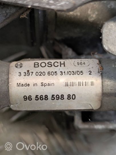 Peugeot 407 Silniczek wycieraczek szyby przedniej / czołowej 9656859880