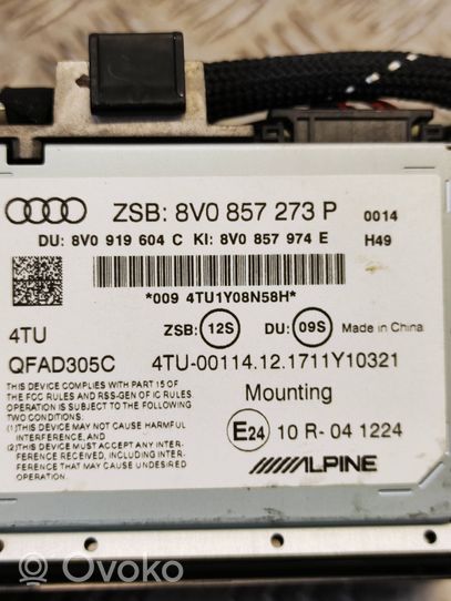 Audi A3 S3 8V Écran / affichage / petit écran 8V0919604C