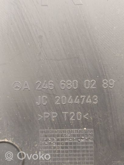 Mercedes-Benz B W246 W242 Kojelaudan sivupäätyverhoilu A2466800289