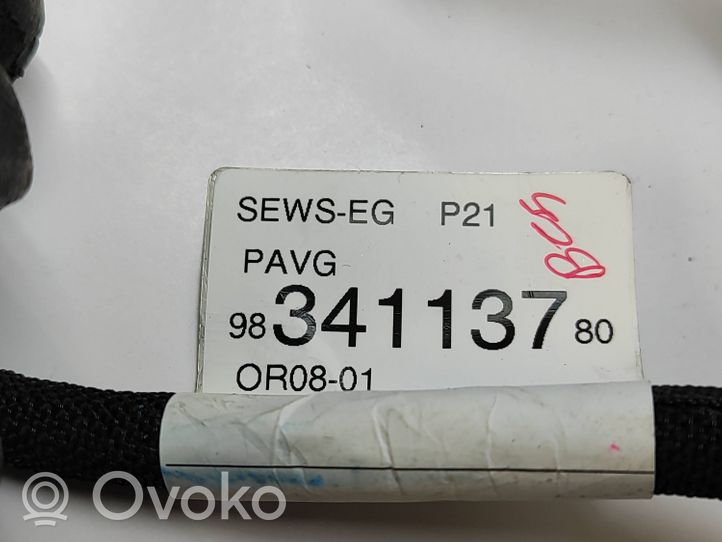 Peugeot 208 Wiązka przewodów drzwi przednich 9834113780