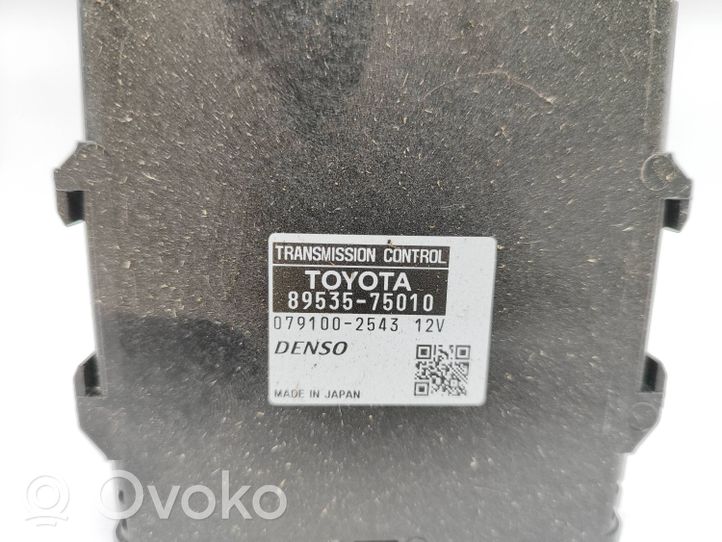 Toyota Auris 150 Sterownik / Moduł skrzyni biegów 8953575010