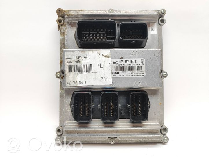 Audi A6 C7 Calculateur moteur ECU 4G2907401B