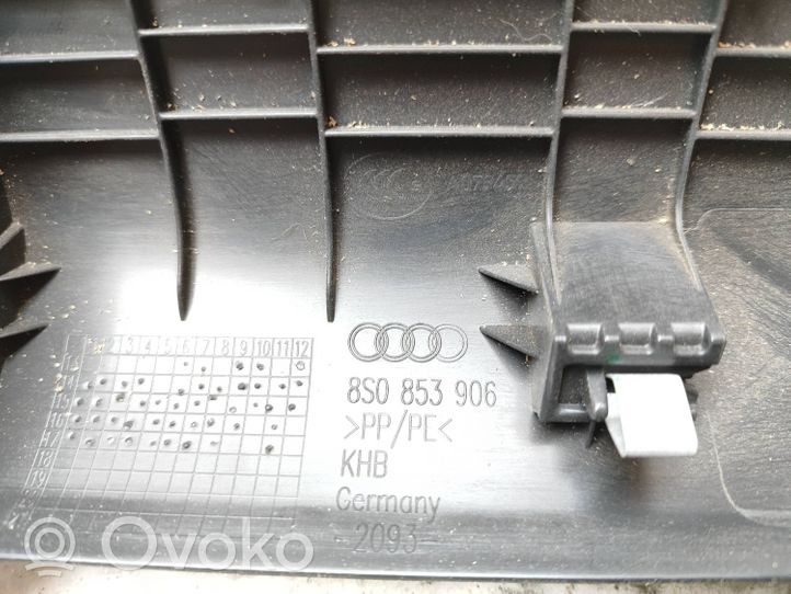 Audi TT TTS RS Mk3 8S Priekšējā sliekšņa dekoratīvā apdare (iekšējā) 8S0853906