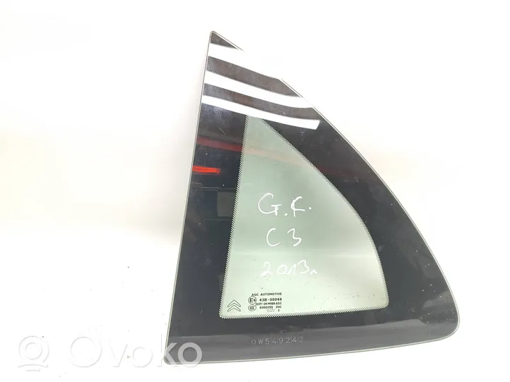 Citroen C3 Rear side window/glass 43R00048