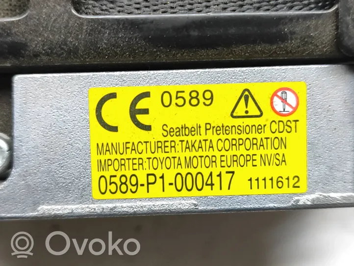 Toyota Yaris Передний ремень безопасности 0589P1000417