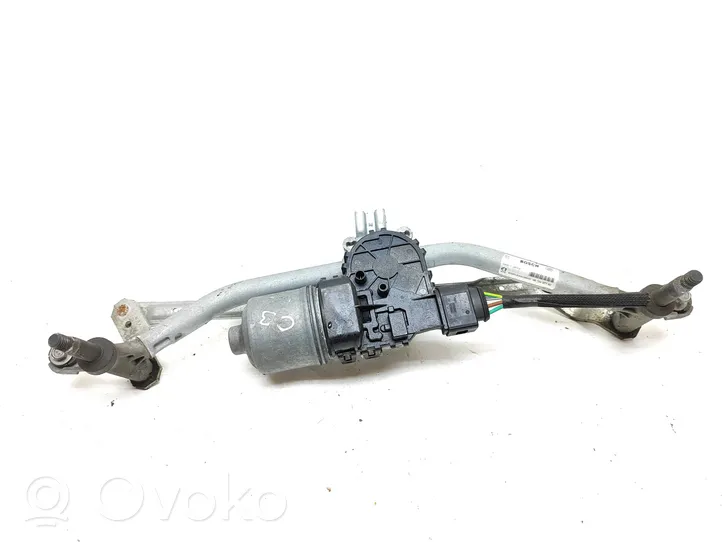 Citroen C3 Front wiper linkage and motor 9815497780