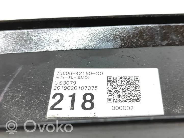 Toyota RAV 4 (XA50) Listwa błotnika tylnego 7560642160