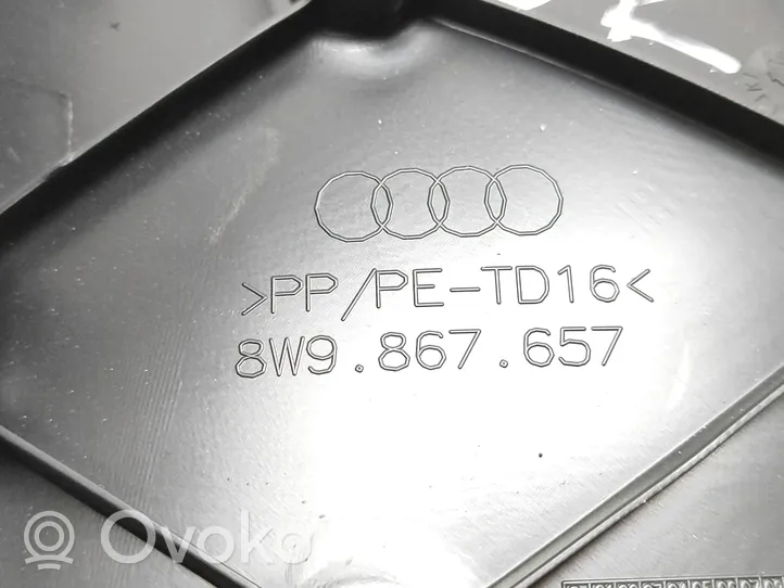 Audi A4 S4 B9 8W Listwa / Uszczelka szyby drzwi tylnych 8W9867657