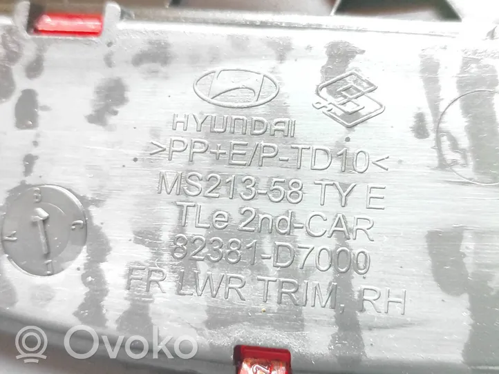 Hyundai Tucson TL Etuoven verhoilu 82381D7000