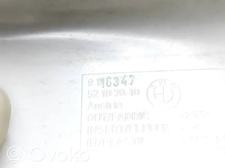 BMW 5 F10 F11 (A) Revêtement de pilier 9116347