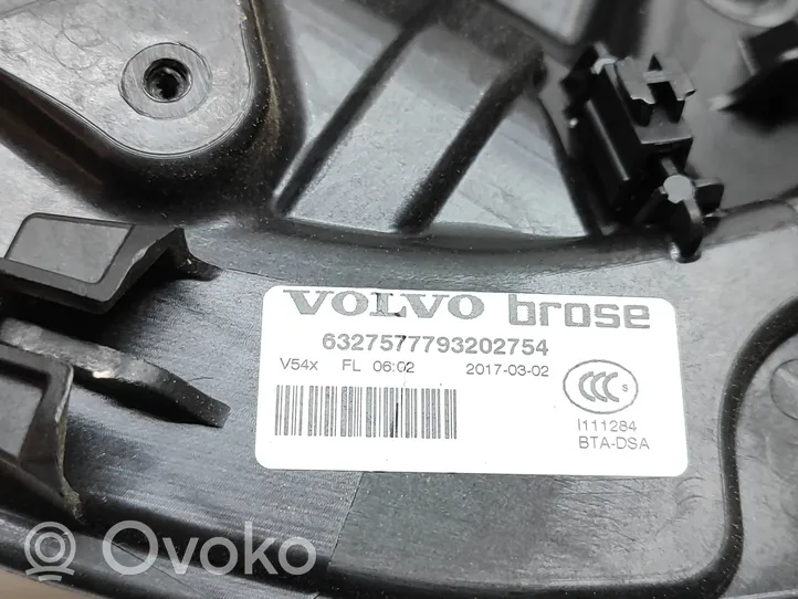 Volvo S90, V90 Mechanizm podnoszenia szyby przedniej bez silnika 3202754