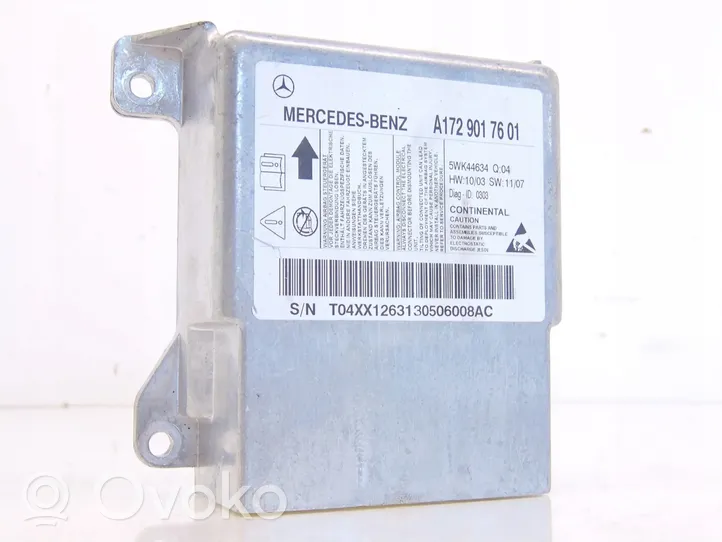 Mercedes-Benz SLK R172 Module de contrôle airbag 1729017601