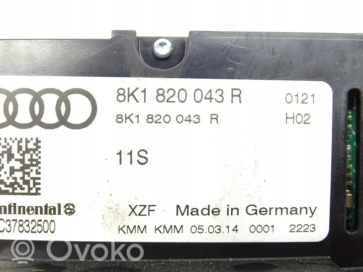 Audi A5 8T 8F Ilmastoinnin ohjainlaite 8K1820043R