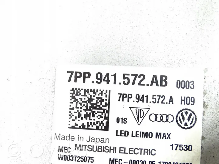 Volkswagen PASSAT B8 Modulo di controllo ballast LED 7PP941572AB