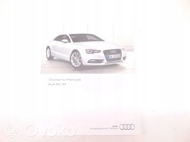 Audi A5 8T 8F Książka serwisowa 