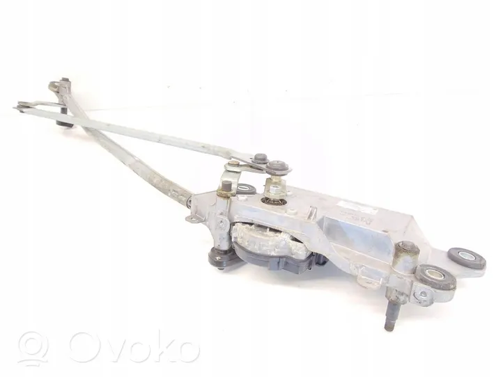 Volkswagen Touareg I Front wiper linkage and motor 7L6955119