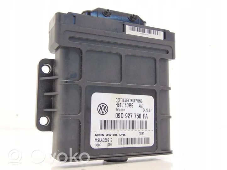 Volkswagen Touareg III Unidad de control/módulo de la caja de cambios 09D927750FA