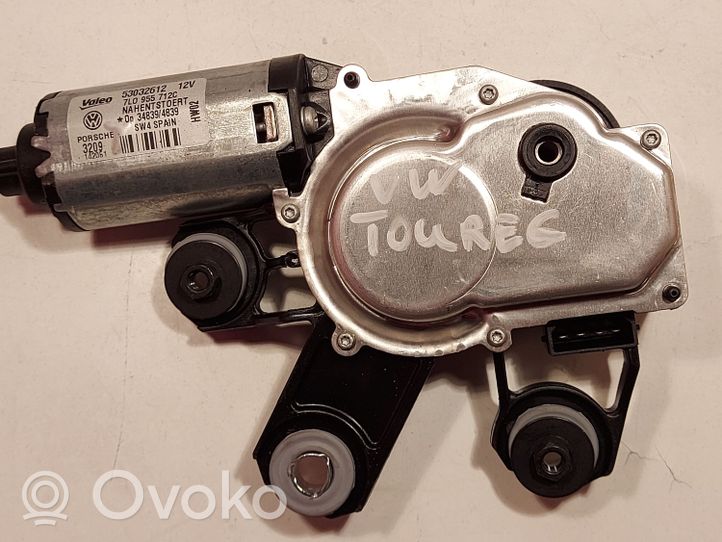 Volkswagen Touareg I Silniczek wycieraczki szyby tylnej 7L0955712C