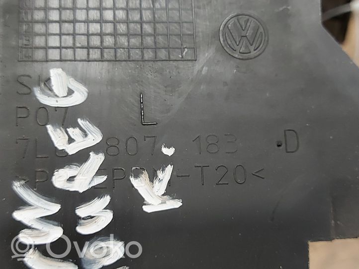 Volkswagen Touareg I Staffa di rinforzo montaggio del paraurti anteriore 7L6807183D