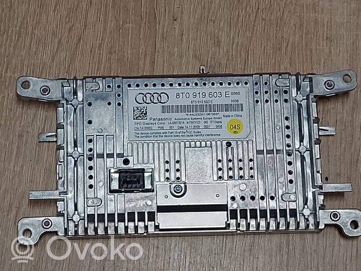 Audi Q5 SQ5 Ekranas/ displėjus/ ekraniukas 8T0919603E