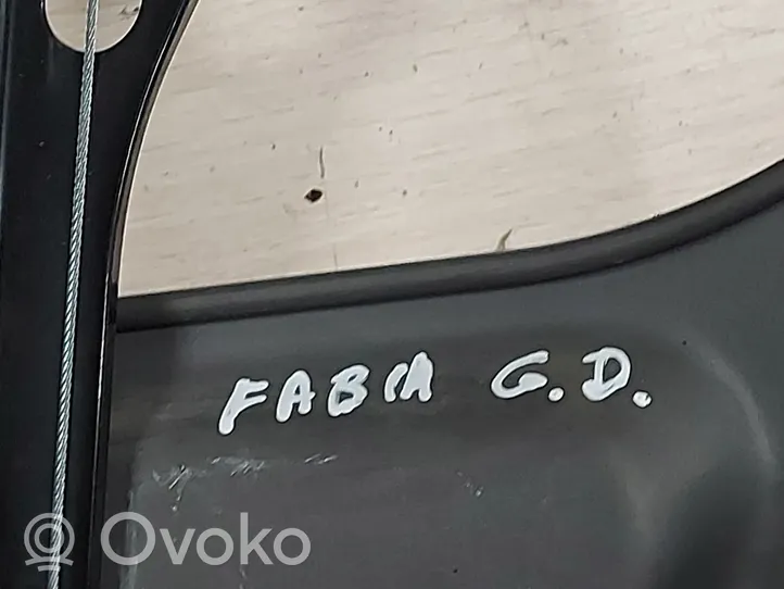 Skoda Fabia Mk2 (5J) Mehāniskais aizmugurē loga pacelšanas mehānisms 5J4839402B