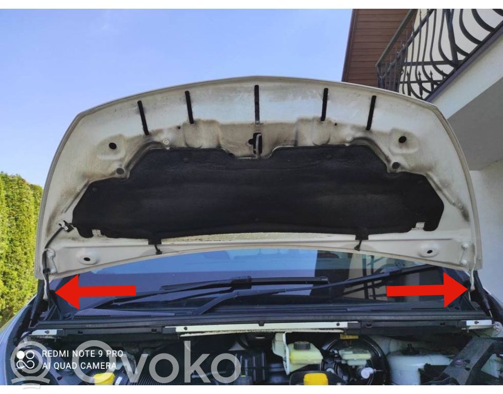Opel Vivaro Balamale capotă 
