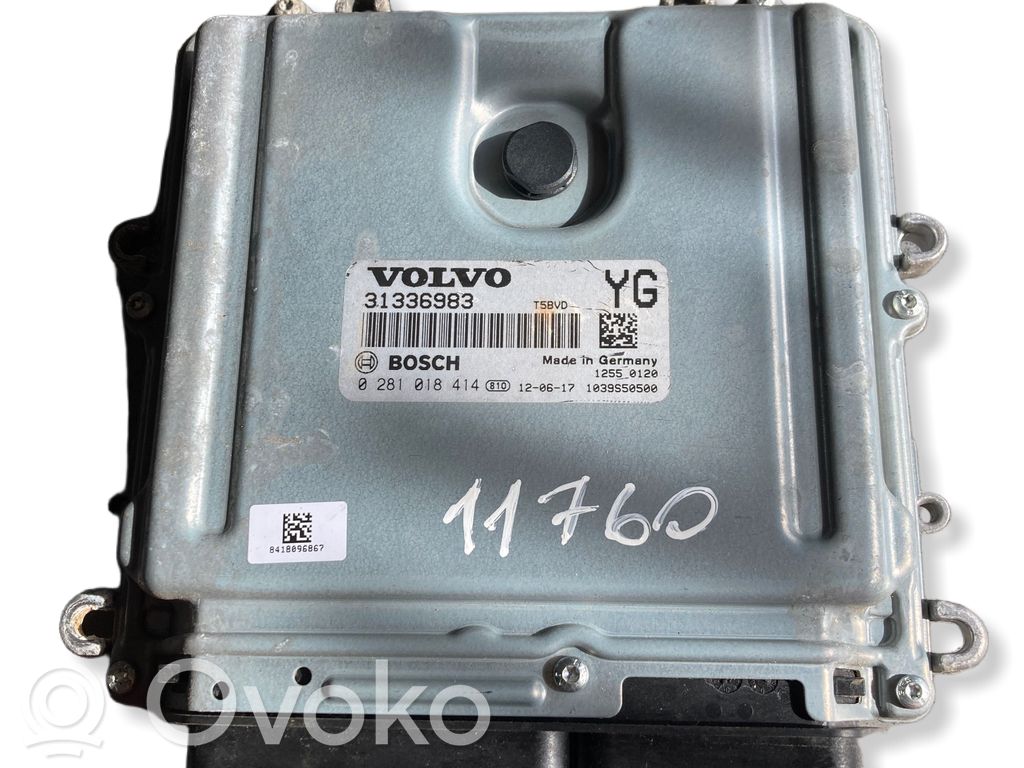 Engine control unit/module   31336983,1039S50500,0281018414