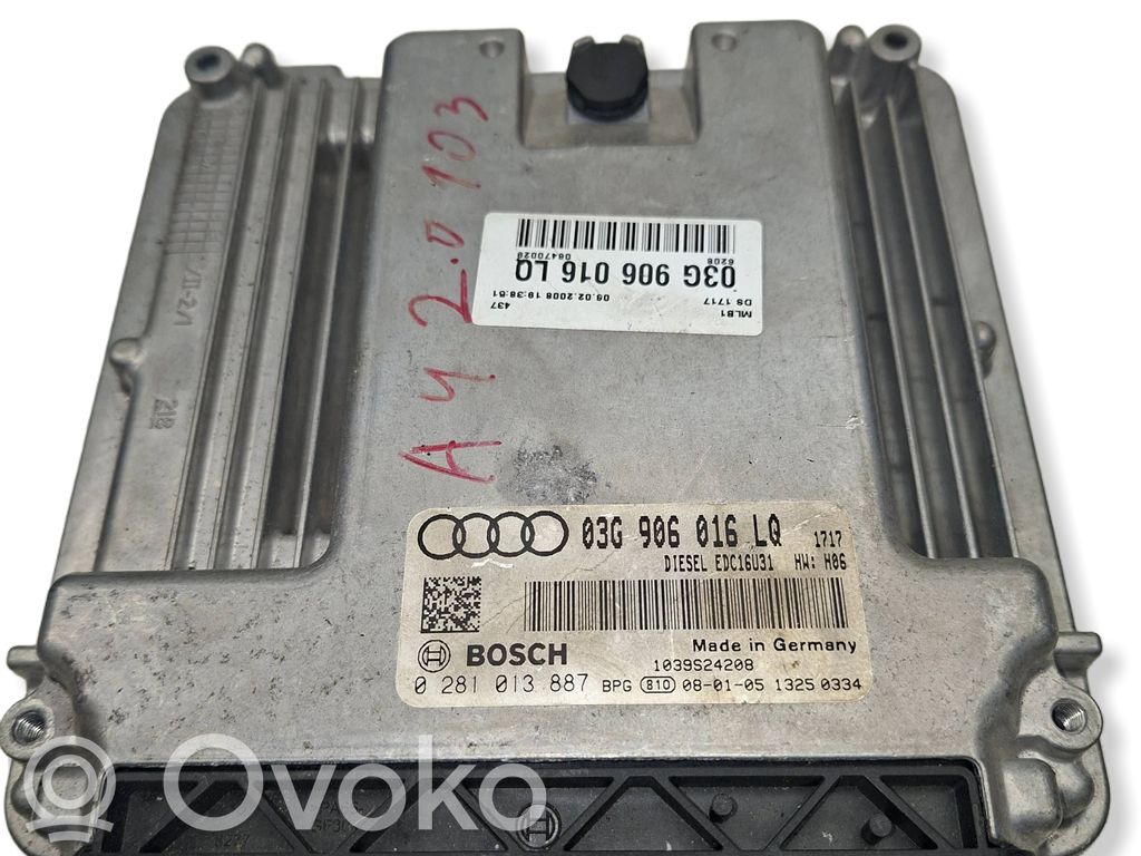 Audi A4 S4 B7 8E 8H Engine control unit/module 