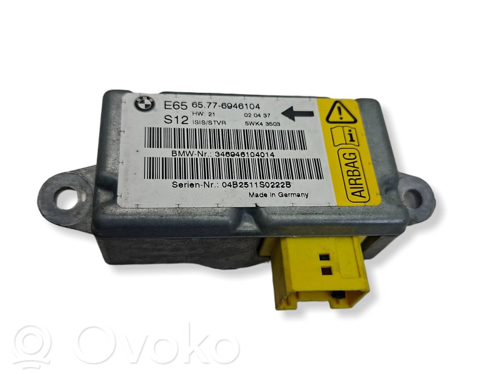 Sensor impacto/accidente para activar Airbag   6946104,04B2511S0222B,346946104014
