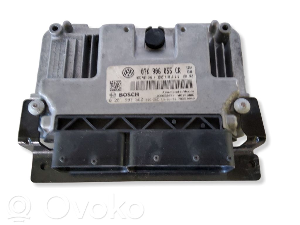 Engine control unit/module   07K907309A,07K906055CR,0261S07862