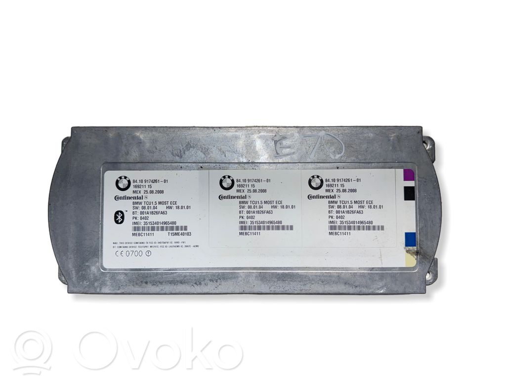 Bluetooth control unit module   9174261,001A1B26FA63,16921115
